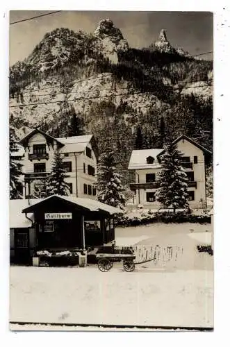 [Ansichtskarte] 8242 BISCHOFSWIESEN - HALLTHURM, Bahnhof, PALMIN & RAMA - Werbung, Photo-AK. 