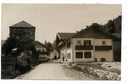 [Ansichtskarte] 8242 BISCHOFSWIESEN - HALLTHURM, Dorfstrasse, Verlag Tausch. 