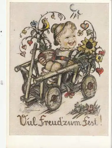 KÜNSTLER - ARTIST - HUMMEL, "Viel Freud' zum Fest"