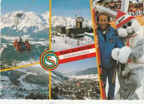[Ansichtskarte] WINTERSPORT - SKI - WM 1982 Schladming, Ingemar Stenmark. 