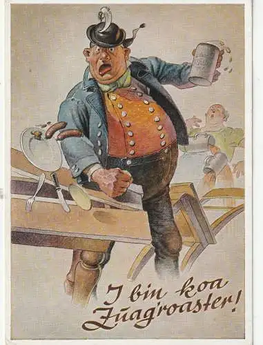 [Ansichtskarte] HUMOR - BIER / ALKOHOL. 