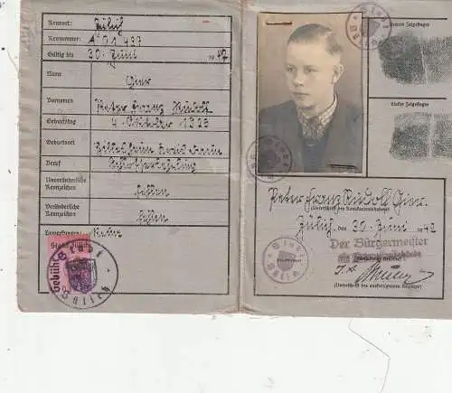 KENNKARTE / PERSONALAUSWEIS