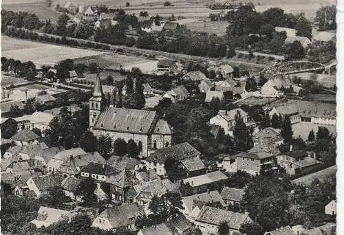 4446 HÖRSTEL - RIESENBECK, Luftaufnahme 1954