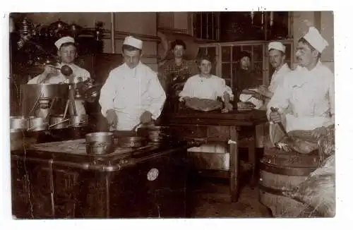 [Ansichtskarte] BERUFE - KOCH / Cook / Cuisiner / Kok, Photo-AK 1911 Frankfurt. 
