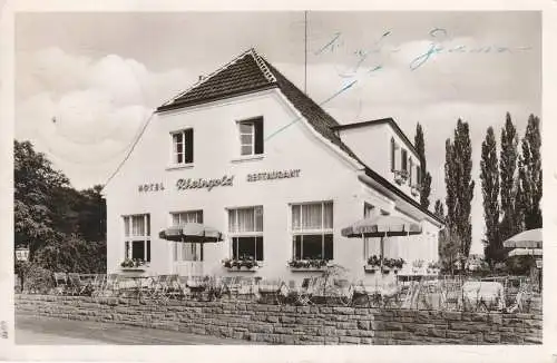5340 BAD HONNEF, Hotel - Restaurant "Rheingold", 1959