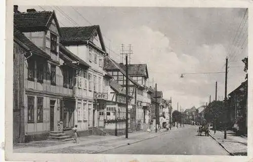 3130 LÜCHOW - BERGEN an der Dumme, Breitestrase 1942, leichte Abschürfung