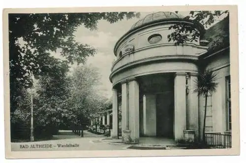 [Ansichtskarte] NIEDER - SCHLESIEN - BAD ALTHEIDE / POLANICA ZDROJ, Wandelhalle. 