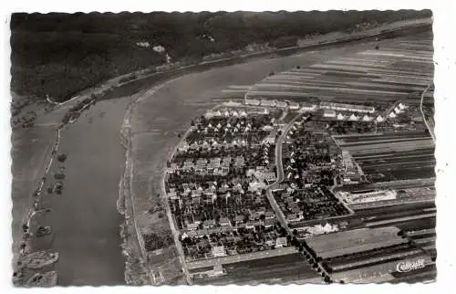 [Ansichtskarte] 8765 ERLENBACH, Glanzstoff -Siedlung, Luftaufnahme, 1965. 