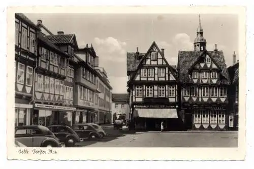 [Ansichtskarte] 3100 CELLE, Großer Plan, VW - Käfer, 1954. 