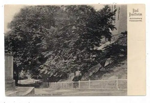 [Ansichtskarte] 4444 BAD BENTHEIM, Schlossberg, Felsenpartie, ca. 1900, Verlag Wittkamp. 