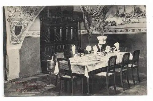 [Ansichtskarte] 0-2500 ROSTOCK, Gruß aus dem Rotweinkeller, 1908, Verlag Mylau. 