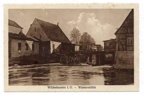 [Ansichtskarte] 2878 WILDESHAUSEN, Wassermühle, water - molen - mill  - moulin, Verlag Sprengel. 