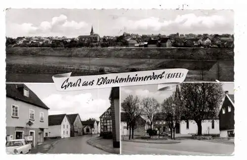 5378 BLANKENHEIM - BLANKENHEIMERDORF, GASOLIN - Tankstelle Hammes, Dorfansichten, 1963
