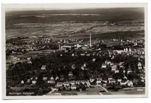 [Ansichtskarte] 7410 REUTLINGEN - BETZINGEN, Luftaufnahme 1939. 