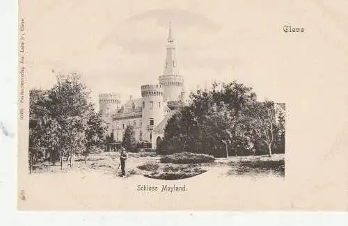 4194 BEDBURG - HAU, Schloß Moyland, ca. 1900, Verlag Labs