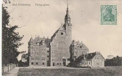 5300 BONN - BAD GODESBERG, Pädagogium, 1913