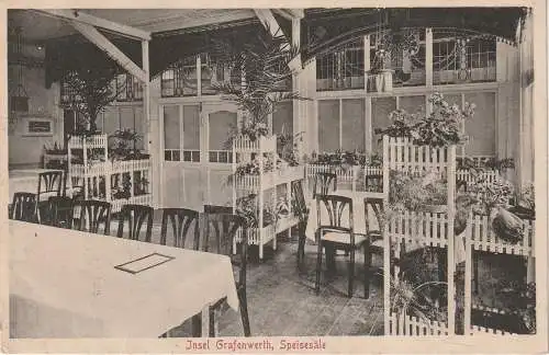 [Ansichtskarte] 5340 BAD HONNEF - GRAFENWERTH, Speisensäle. 