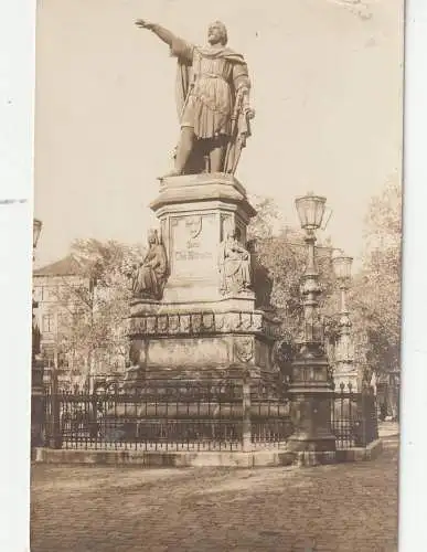B 9000 GENT, Denkmal Jacob van Hartevelde, Photo-AK, 1917, deutsche Feldpost