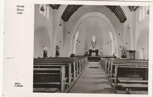 [Ansichtskarte] 5568 DAUN, Kirche, Innenansicht. 