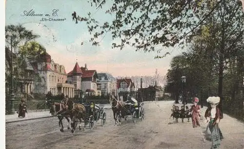 2000 HAMBURG - ALTONA, Elb - Chaussee, 1911