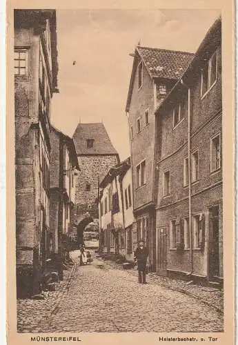 [Ansichtskarte] 5358 BAD MÜNSTEREIFEL, Heisterbacher Strasse und - Tor, Verlag Schulte. 