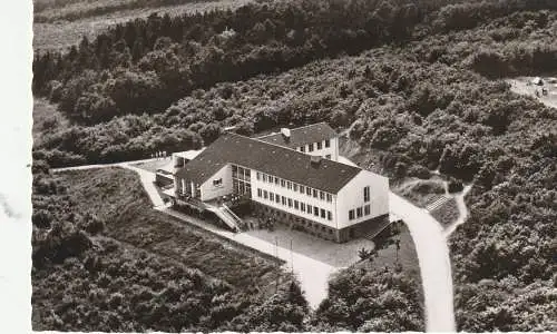 [Ansichtskarte] 5350 EUSKIRCHEN - KIRCHHEIM, Jugendheim an der Steinbachtalsperre, Luftaufnahme. 