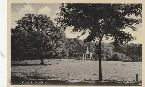 2000 HAMBURG - HARBURG - HAUSBRUCH, Partie in Hausbruch, Einzelhaus, ca. 1960, Nadelloch