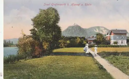 [Ansichtskarte] 5340 BAD HONNEF - GRAFENWERTH, Blick über die Insel. 