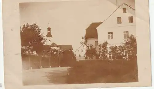 NIEDER - SCHLESIEN - OBERHANNSDORF /JASZKOWA GORNA (Glatz), Dorfansicht, Photo-AK 1919