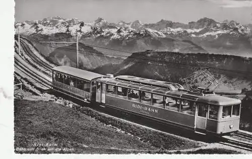 EISENBAHN / RAILWAY, RIGI - BAHN, Rigi Kulm