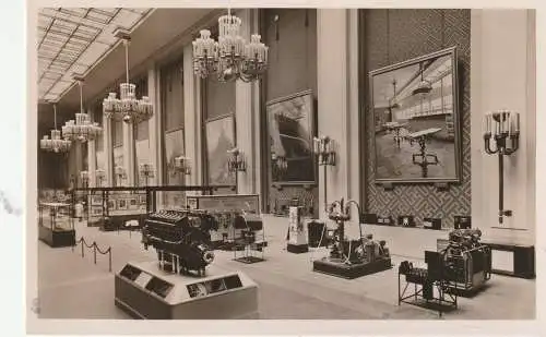EXPO - 1937 PARIS, Deutscher Pavillon, Ausstellungshalle, Technikbereich