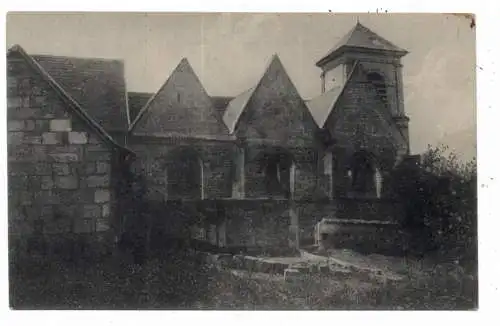 F 60310 CUY, 1914, l'Eglise / Kirche, Photo-AK