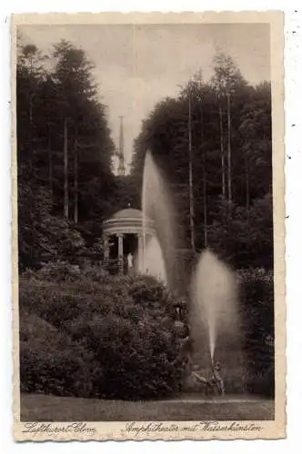 4190 KLEVE, Amphitheater mit Wasserkünsten, 1933, Verlag Hübecker