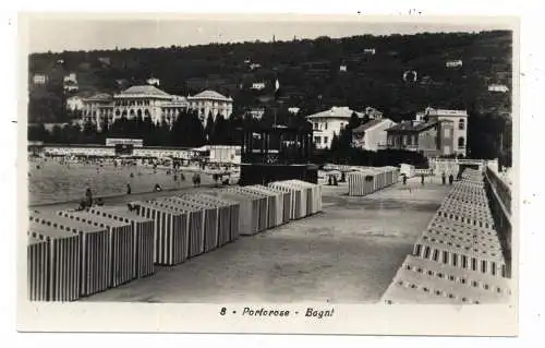 [Ansichtskarte] SLO 6320 PIRAN /  PIRANO - PORTOROZ / PORTOROSE, Bagno / Strandbad. 
