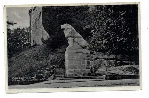 [Ansichtskarte] 4444 BAD BENTHEIM, Krieger - Ehrenmal. 