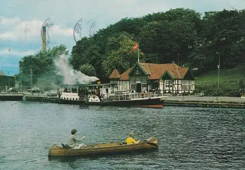 [Ansichtskarte] BINNENSCHIFFE - SILKEBORG LANGSO, Dampffähre "HJEJLEN". 