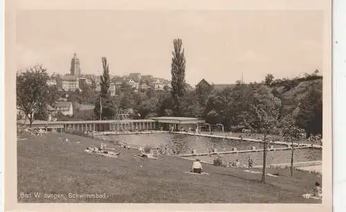 3590 BAD WILDUNGEN, Schwimmbad, 30er Jahre