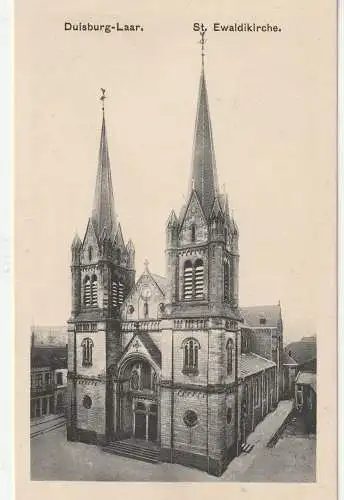 [Ansichtskarte] 4100 DUISBURG - LAAR, St. Ewaldikirche, Verlag Vandevoir. 