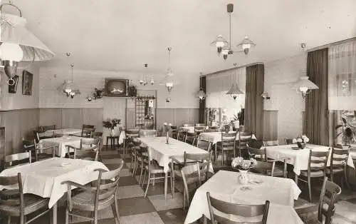 [Ansichtskarte] 5455 RENGSDORF - BREITSCHEID, Hasu Waldesruhe Asmuth, Innenansicht, 1965. 