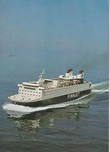 [Ansichtskarte] FÄHRE / FERRY / TRAVERSIER - FINNJET, Travemünde - Helsinki, 1984. 
