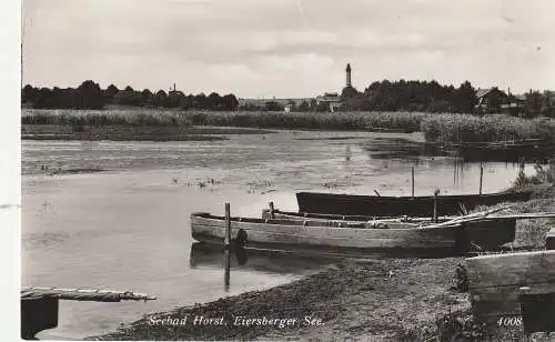 [Ansichtskarte] POMMERN - SEEBAD HORST, Eiersberger See, Leuchtturm, Verlag Reeck. 