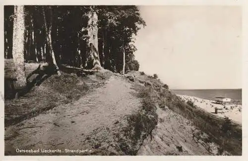 0-2235 ÜCKERITZ, Strandpartie, Verlag Goldiner