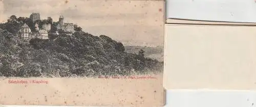 [Ansichtskarte] 6732 EDENKOBEN, Kropsburg, Auszieh - Leporello, 12 Ansichten. 