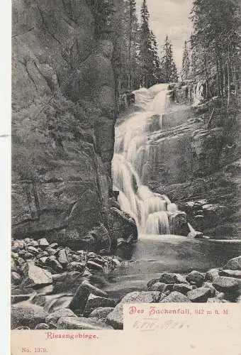 NIEDER - SCHLESIEN - HIRSCHBERG / JELENIA GORA, Zackenfall, ca. 1905, Verlag Pietschmann