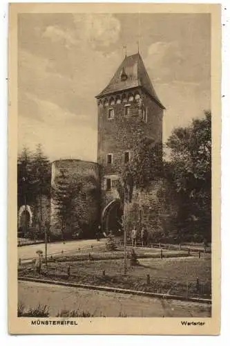 [Ansichtskarte] 5358 BAD MÜNSTEREIFEL, Wertertor, Verlag Schulte. 