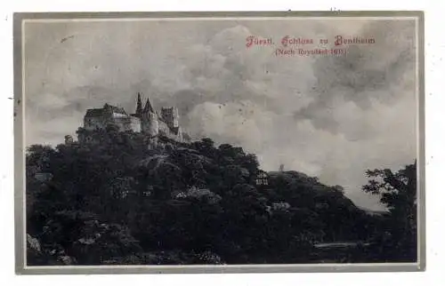 [Ansichtskarte] 4444 BAD BENTHEIM, Historische Ansicht von 1635, 192. 