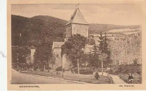 [Ansichtskarte] 5358 BAD MÜNSTEREIFEL, Am Wertertor, Verlag Schulte. 
