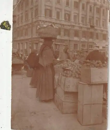 I 34100 TRIEST / TRIESTE, Marktszenen 1910, Photos  8 x 11 cm
