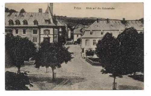 [Ansichtskarte] 5540 PRÜM, Blick in die Hahnstrasse, Verlag Goergen. 