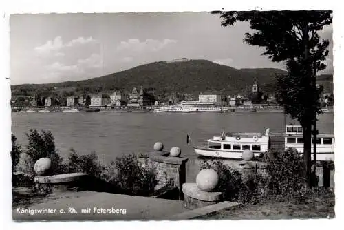 [Ansichtskarte] 5300 BONN - BAD GODESBERG - MEHLEM, Fähre an der Austrasse nach Königswinter. 